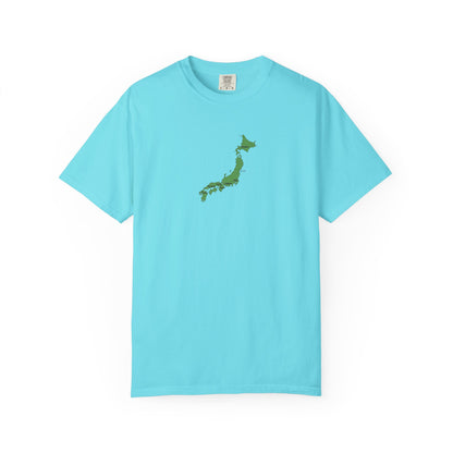 日本列島マップ Tシャツ｜主要都市入り｜Japan Map｜ユニセックス コットンTシャツ
