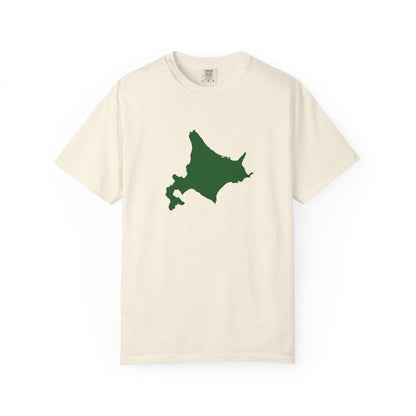 北海道 地図デザイン Tシャツ｜ユニセックス コットンTシャツ