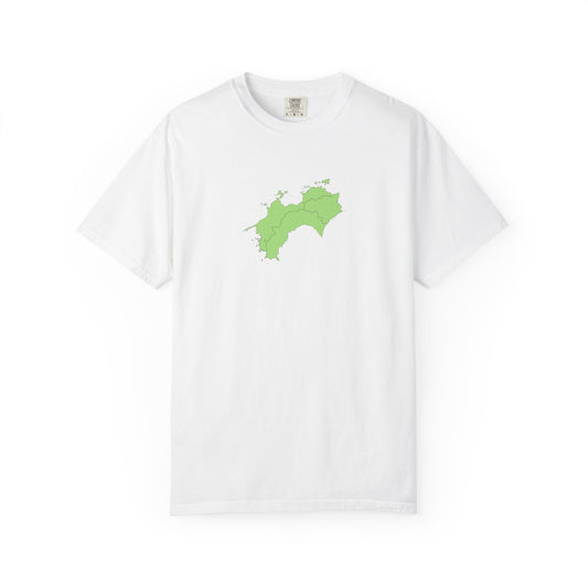 Shikoku Map T-Shirt | Japan Island & Coastal Map Design | Unisex Cotton Tee
