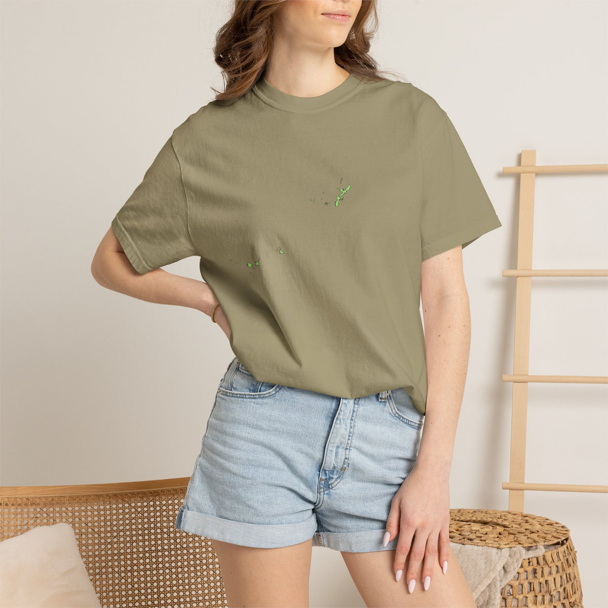 沖縄 Okinawa Prefecture Full Map T-Shirt | Japanese Islands Geography Tee