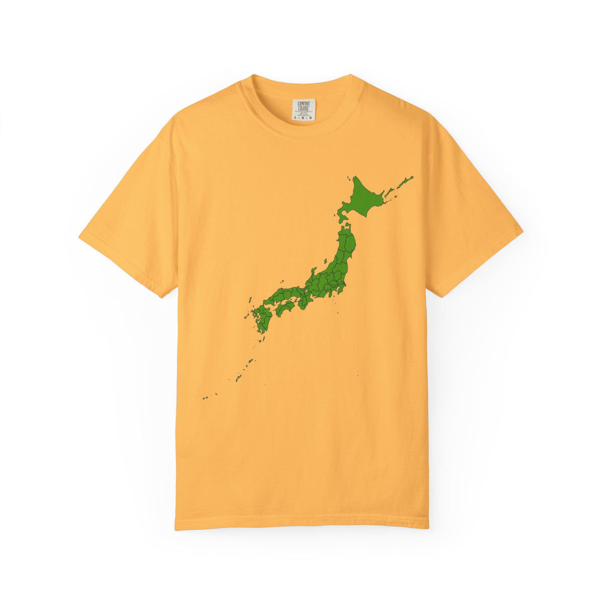 日本47都道府県マップ Tシャツ｜県境入り日本地図デザイン｜Detailed Japan Map｜ユニセックス コットンTシャツ