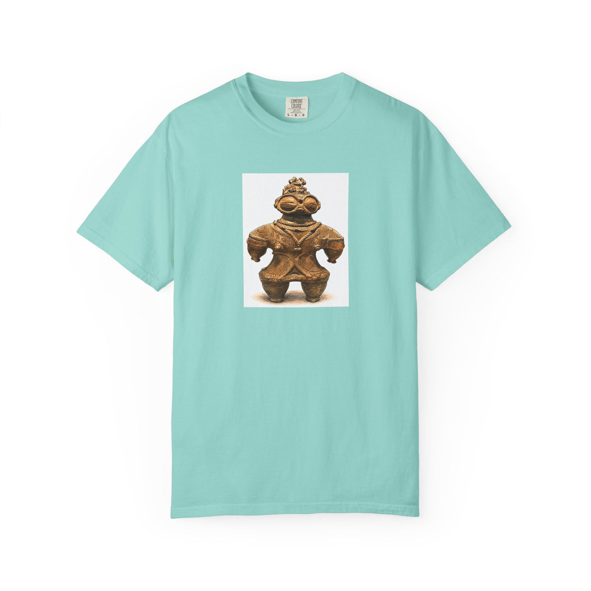 遮光器土偶 Tシャツ｜縄文文化デザイン｜ユニセックス コットンTシャツ