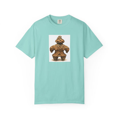 遮光器土偶 Tシャツ｜縄文文化デザイン｜ユニセックス コットンTシャツ