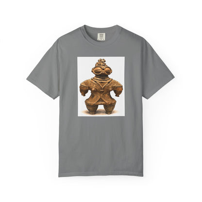 遮光器土偶 Tシャツ｜縄文文化デザイン｜ユニセックス コットンTシャツ