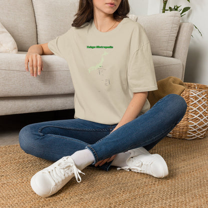 東京都 地図デザインTシャツ｜TOKYO METROPOLIS・伊豆諸島・小笠原諸島｜ユニセックス コットンTシャツ