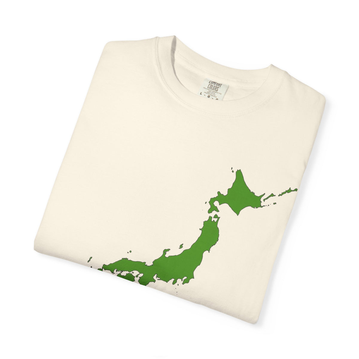 日本列島マップ Tシャツ｜精密地図デザイン｜Japan Map｜ユニセックス コットンTシャツ