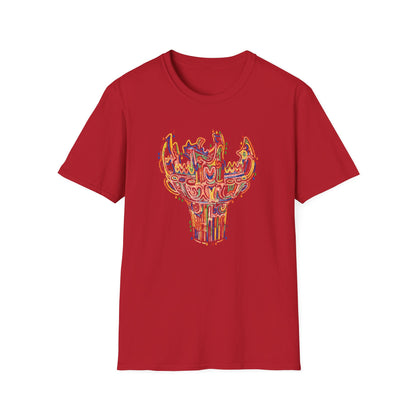 彩炎 JOMON｜カラフル火焔型土器 Tシャツ