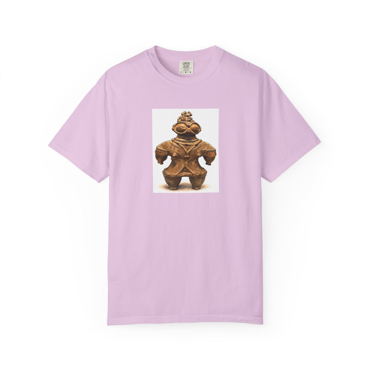 遮光器土偶 Tシャツ｜縄文文化デザイン｜ユニセックス コットンTシャツ