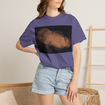 花火　ベスビアス　Tシャツ — 長岡　2026 夜空写真シャツ