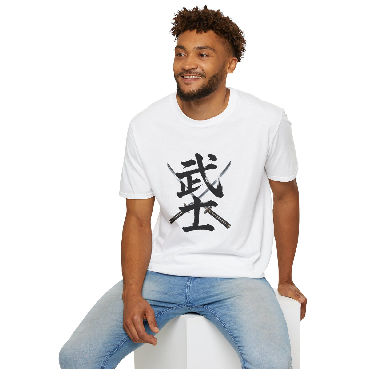 武士 Samurai Kanji T-Shirt | Japanese Sword Art Tee