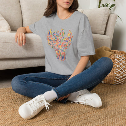 彩炎 JOMON｜カラフル火焔型土器 Tシャツ