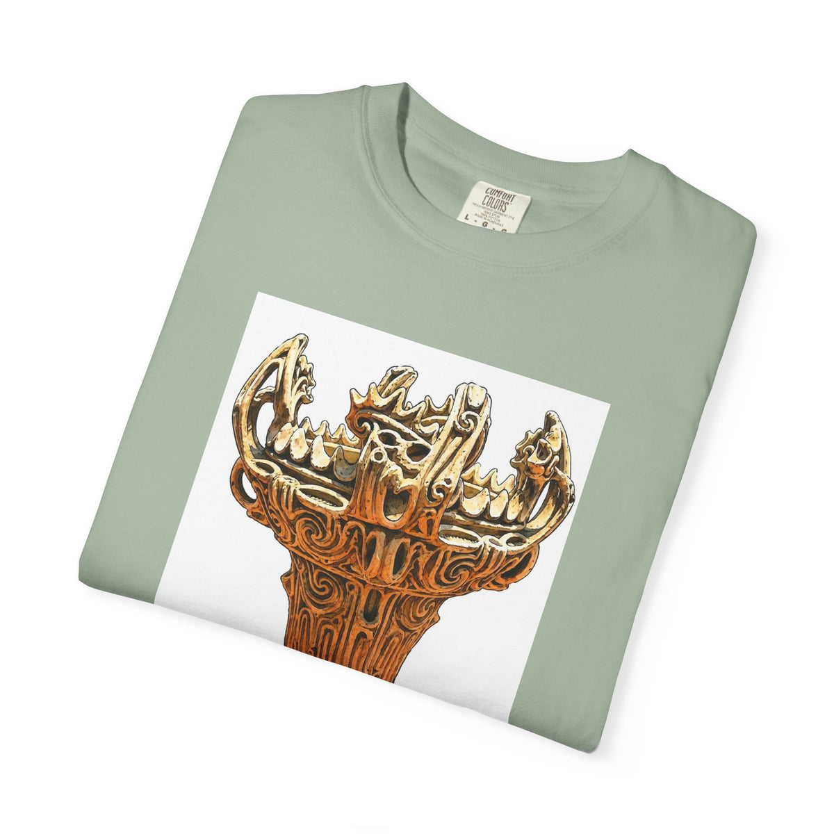 火焔型土器 Tシャツ｜縄文文化デザイン｜ユニセックス コットンTシャツ
