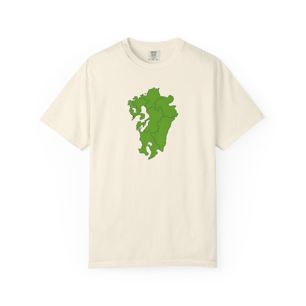 Kyushu Japan Map T-Shirt | Unisex Regional Map Tee