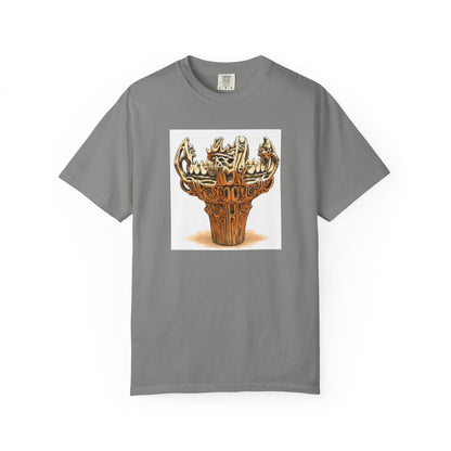 火焔型土器 Tシャツ｜縄文文化デザイン｜ユニセックス コットンTシャツ