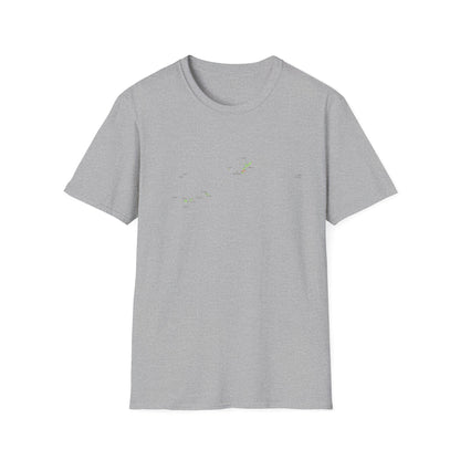 Okinawa Prefecture Map T-Shirt with Island Names & Naha | Japanese Geography Tee