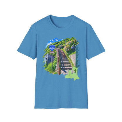 Route 339 Staircase National Highway T-Shirt | Cape Tappi Aomori