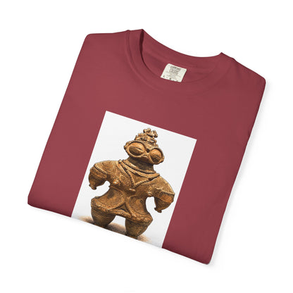 遮光器土偶 Tシャツ｜縄文文化デザイン｜ユニセックス コットンTシャツ