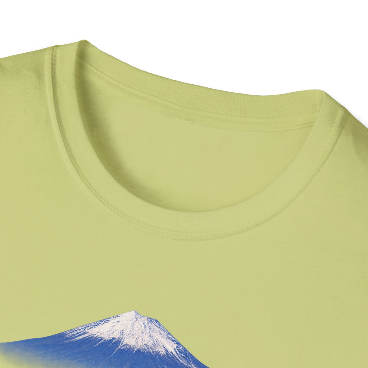 富士山 Tシャツ ― 日本、三保の松原から望む富士・毛筆漢字「富士山」FUJI SAN