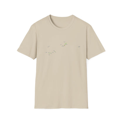 Okinawa Prefecture Map T-Shirt with Island Names & Naha | Japanese Geography Tee