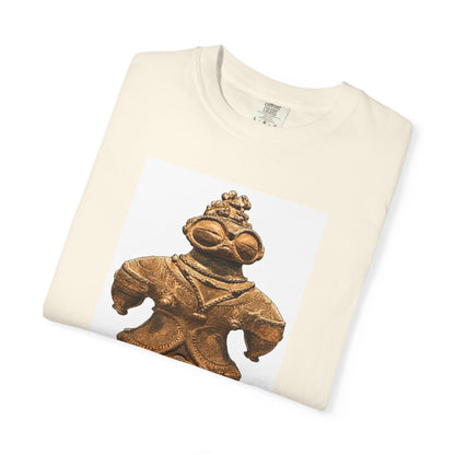 遮光器土偶 Tシャツ｜縄文文化デザイン｜ユニセックス コットンTシャツ