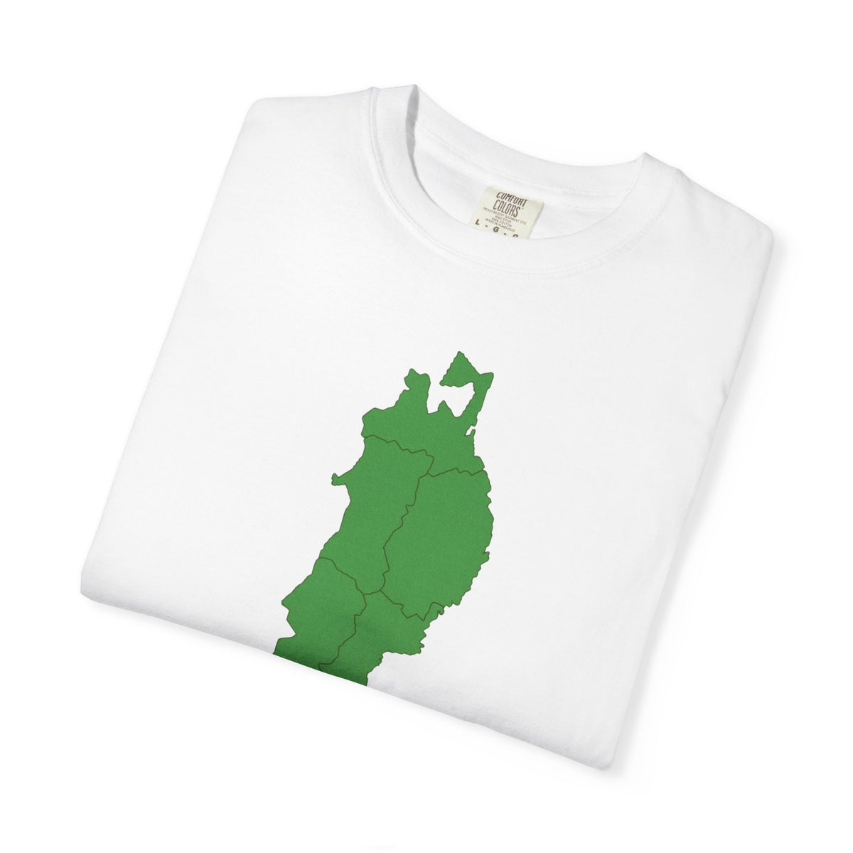 東北地方 地図デザイン Tシャツ｜ユニセックス コットンTシャツ