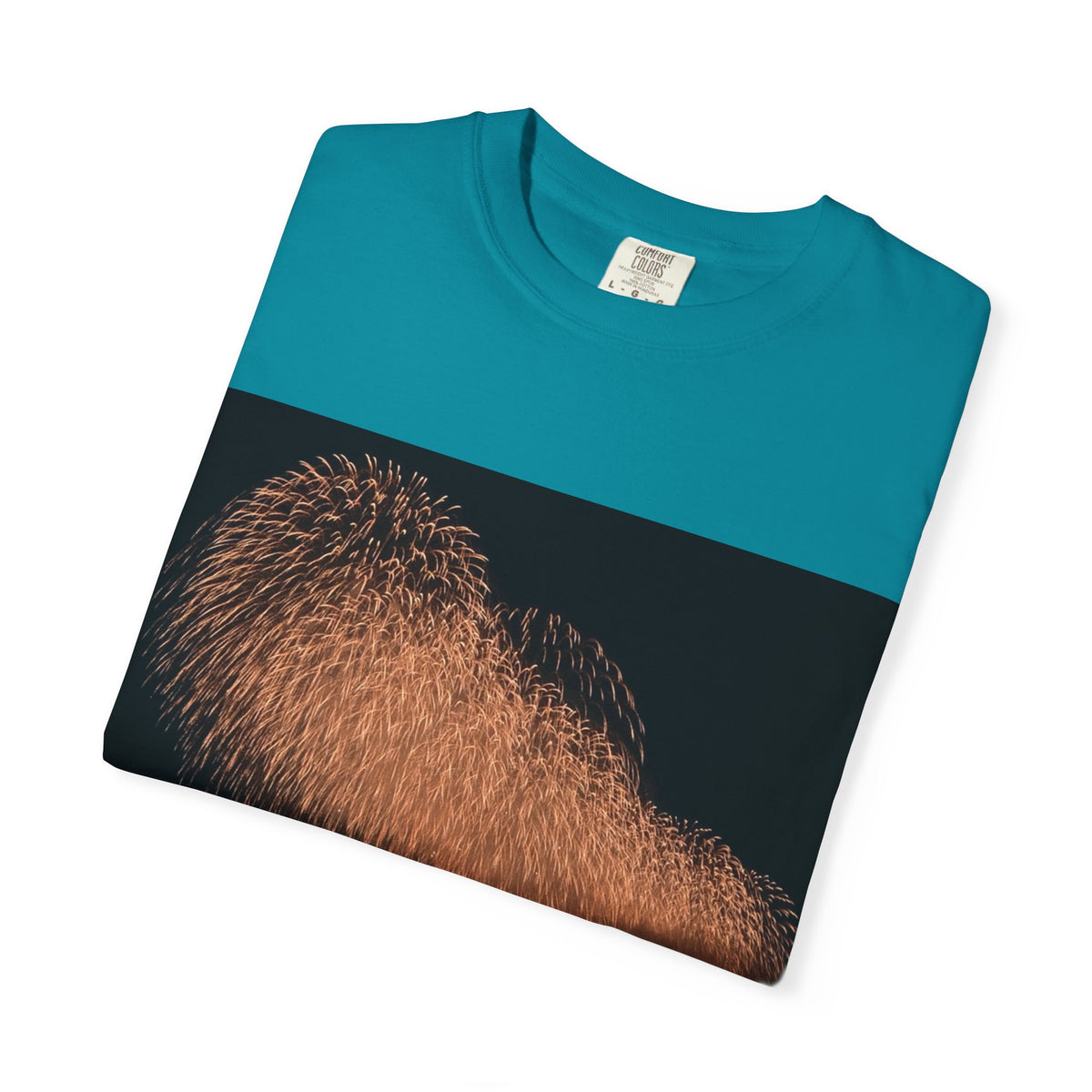 不死鳥のごとき大輪の華Tシャツ（2026年版） — 日本三大花火の街、2026年、長生橋、復興祈願の巨大花火