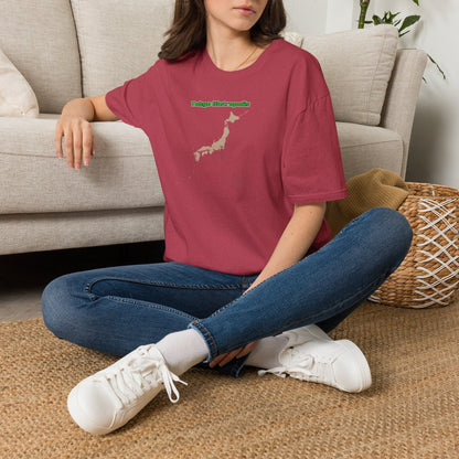 東京都 地図デザインTシャツ｜TOKYO METROPOLIS・伊豆諸島・小笠原諸島｜ユニセックス コットンTシャツ