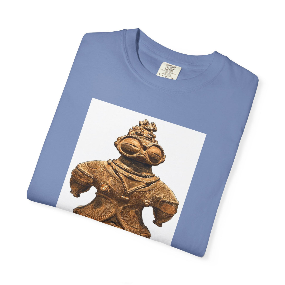 遮光器土偶 Tシャツ｜縄文文化デザイン｜ユニセックス コットンTシャツ