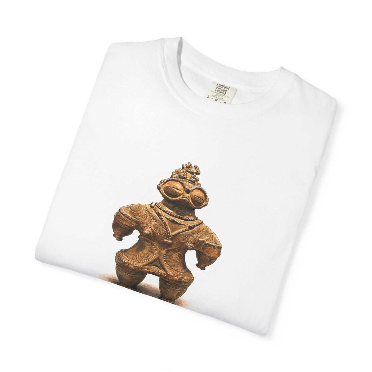遮光器土偶 Tシャツ｜縄文文化デザイン｜ユニセックス コットンTシャツ