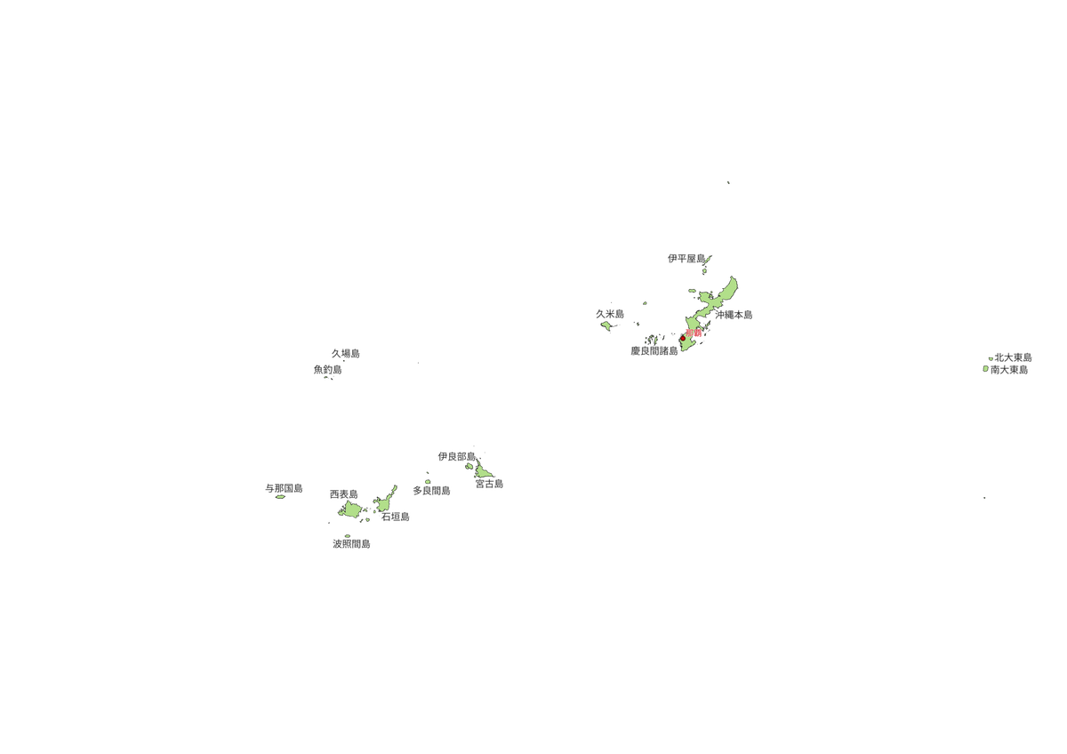 Okinawa Prefecture Map T-Shirt with Island Names & Naha | Japanese Geography Tee