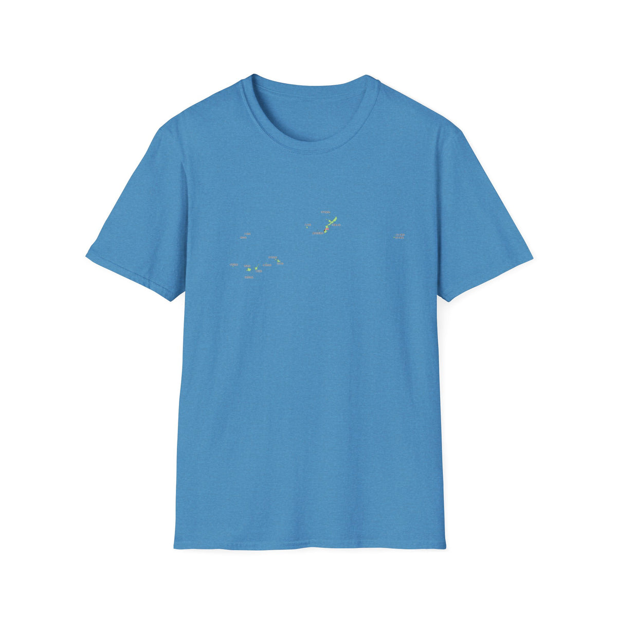 Okinawa Prefecture Map T-Shirt with Island Names & Naha | Japanese Geography Tee