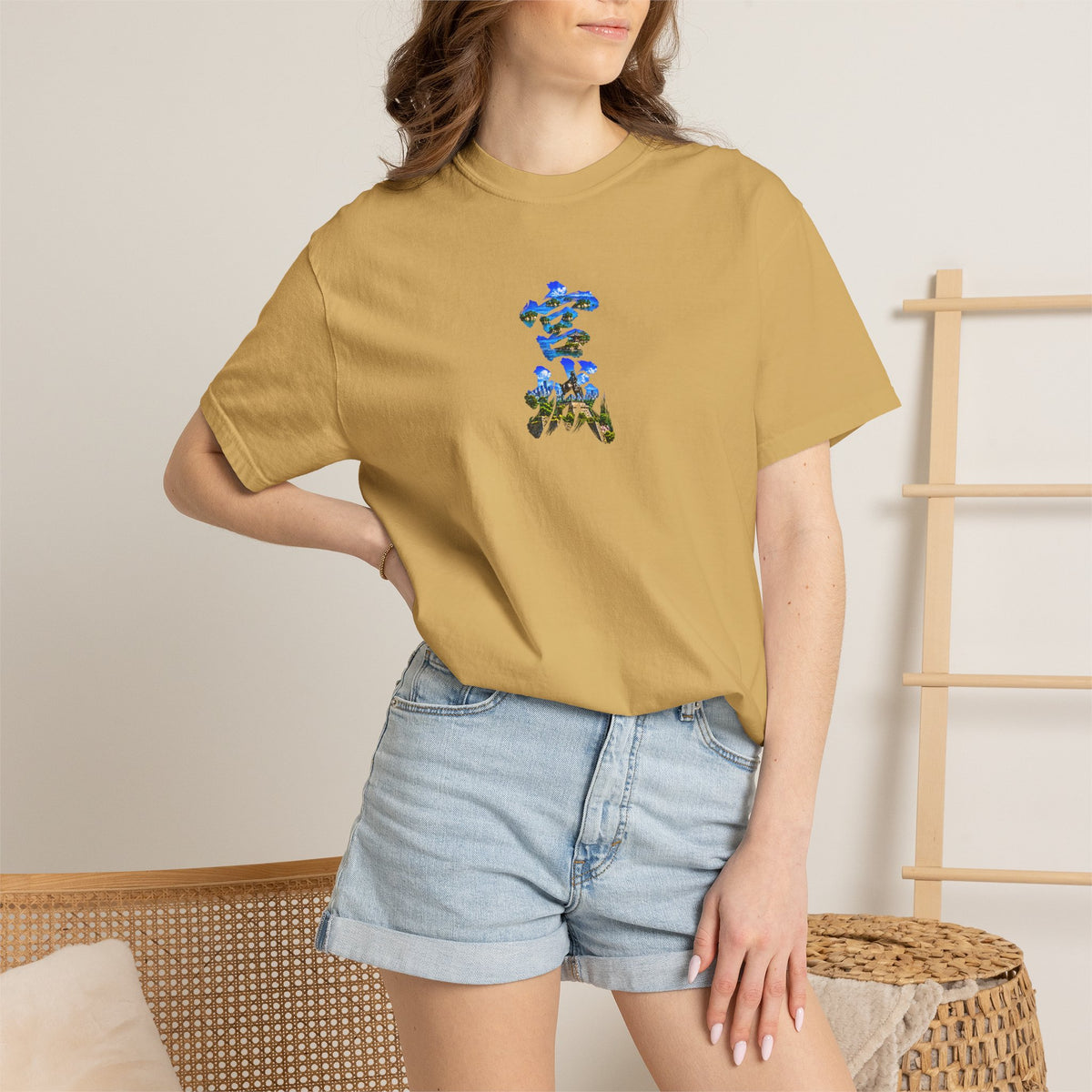 宮城 Tシャツ｜松島・伊達政宗・仙台城・仙台の街並みを描いた毛筆漢字デザイン