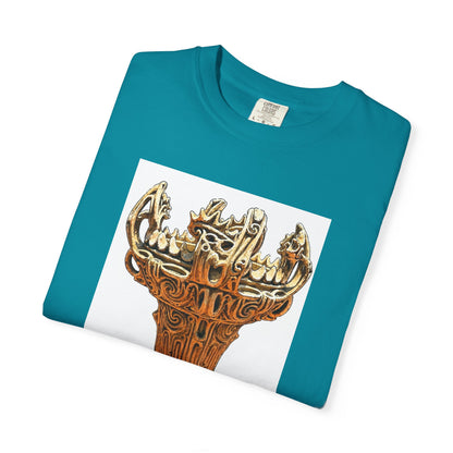 火焔型土器 Tシャツ｜縄文文化デザイン｜ユニセックス コットンTシャツ