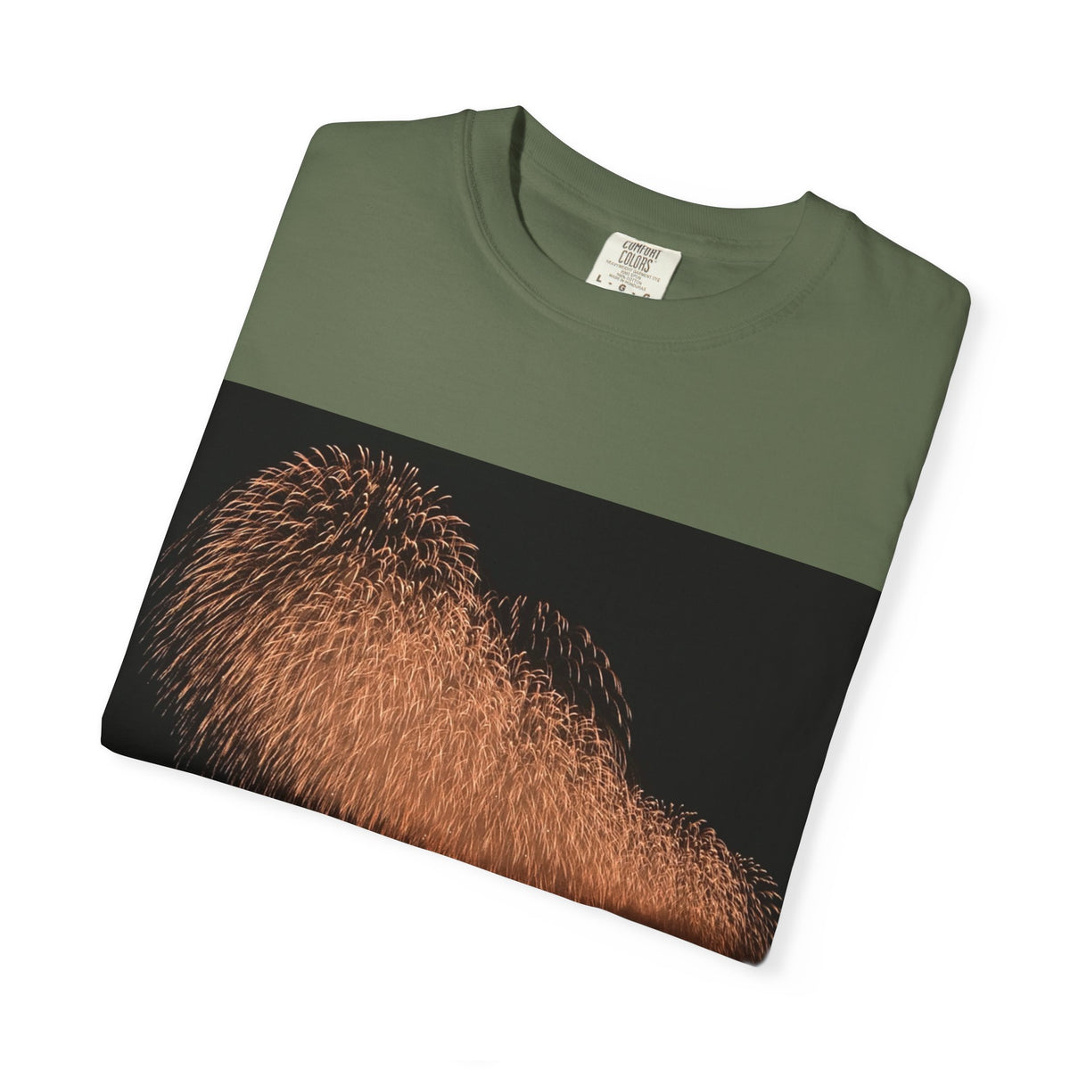 不死鳥のごとき大輪の華Tシャツ（2026年版） — 日本三大花火の街、2026年、長生橋、復興祈願の巨大花火