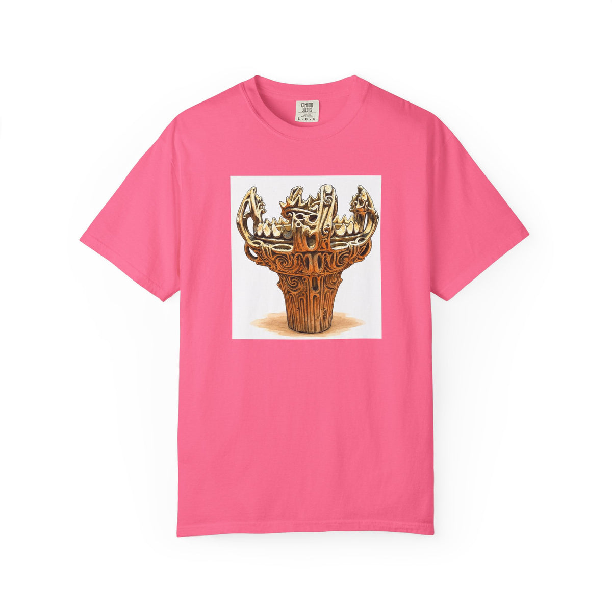 火焔型土器 Tシャツ｜縄文文化デザイン｜ユニセックス コットンTシャツ