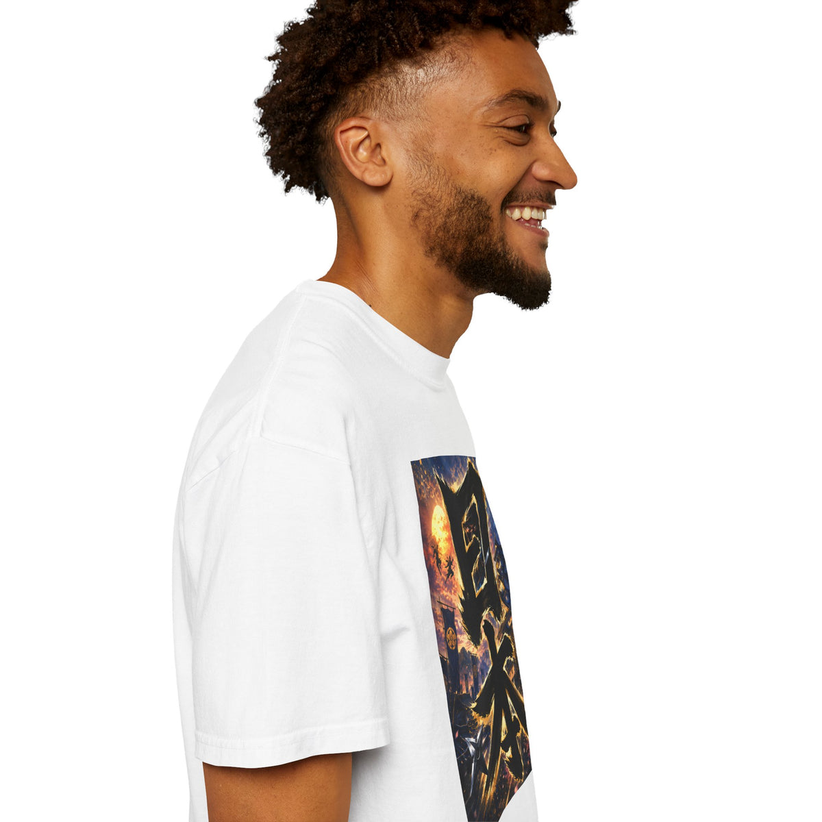 日本 Japan Kanji Ninja Castle T-Shirt | Japanese Brush Art Tee