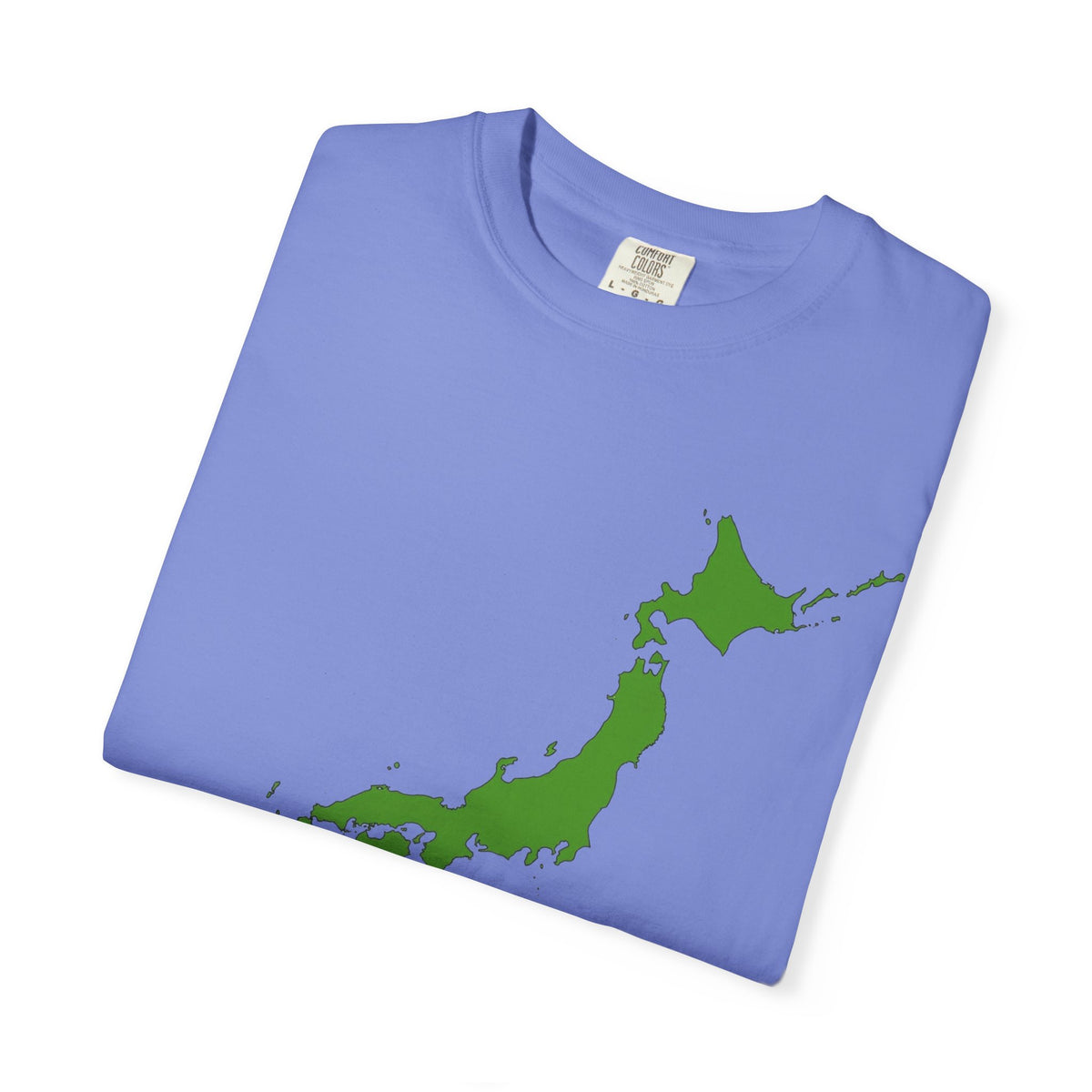 日本列島マップ Tシャツ｜精密地図デザイン｜Japan Map｜ユニセックス コットンTシャツ