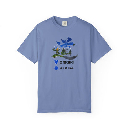 「道（MICHI）」Tシャツ（山道バージョン） — 日本の国道「ONIGIRI」＆県道「HEKISA」デザイン