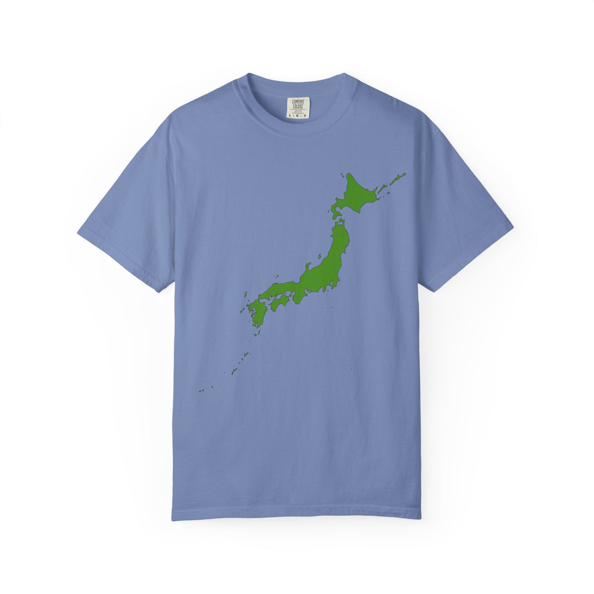 日本列島マップ Tシャツ｜精密地図デザイン｜Japan Map｜ユニセックス コットンTシャツ
