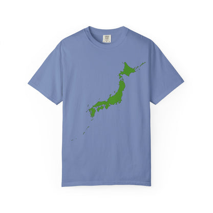 日本列島マップ Tシャツ｜精密地図デザイン｜Japan Map｜ユニセックス コットンTシャツ