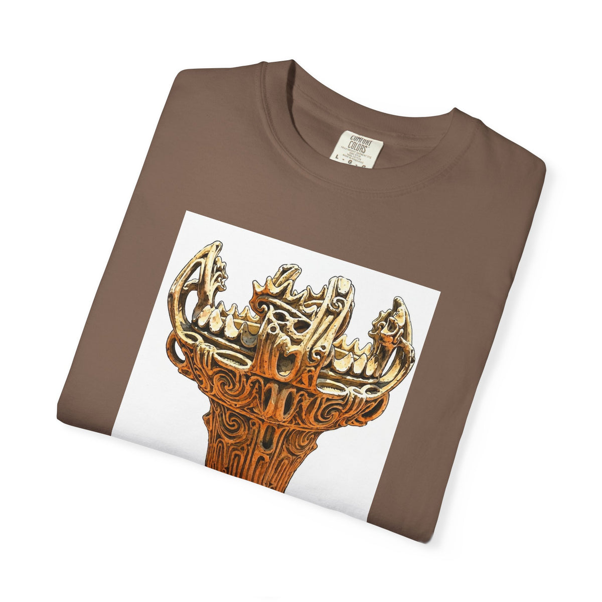 火焔型土器 Tシャツ｜縄文文化デザイン｜ユニセックス コットンTシャツ