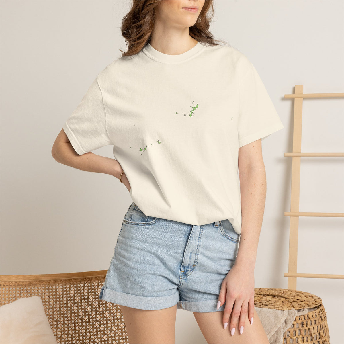 沖縄 Okinawa Prefecture Full Map T-Shirt | Japanese Islands Geography Tee