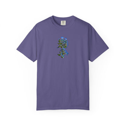 岩手の自然を描く毛筆Tシャツ｜三陸リアス海岸・山・森林デザイン