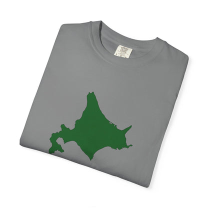北海道 地図デザイン Tシャツ｜ユニセックス コットンTシャツ