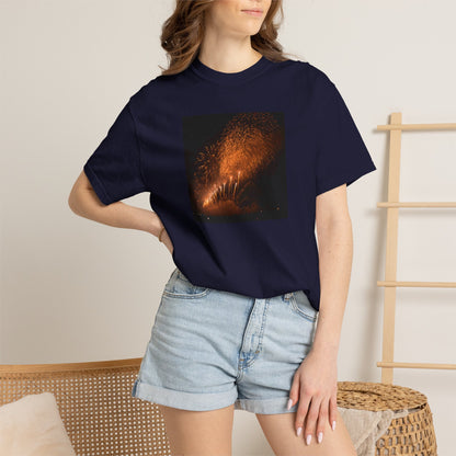 大曲の花火 （2026年版）｜秋田・夜空を彩る花火写真Tシャツ　｜Omagari Fireworks Photo T-Shirt