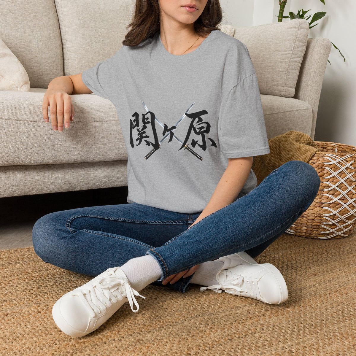 関ケ原 漢字 Tシャツ｜戦国・日本文化｜ユニセックス コットンTシャツ