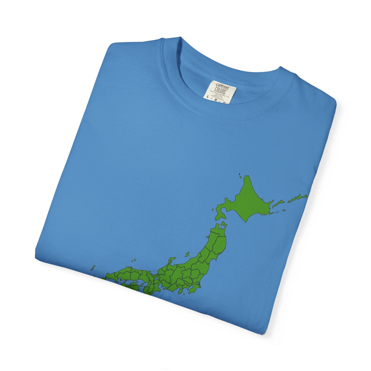 日本47都道府県マップ Tシャツ｜県境入り日本地図デザイン｜Detailed Japan Map｜ユニセックス コットンTシャツ
