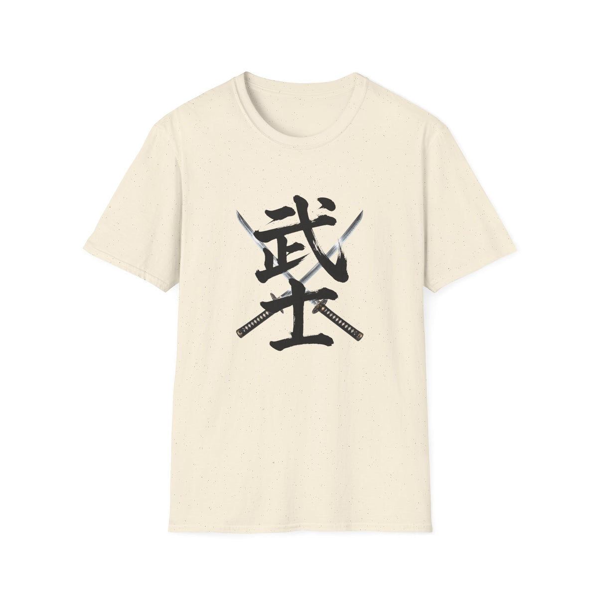 武士 漢字 Tシャツ｜戦国・日本文化｜ユニセックス コットンTシャツ