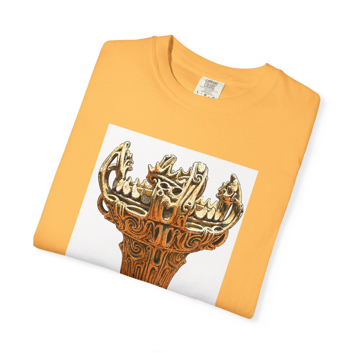 火焔型土器 Tシャツ｜縄文文化デザイン｜ユニセックス コットンTシャツ