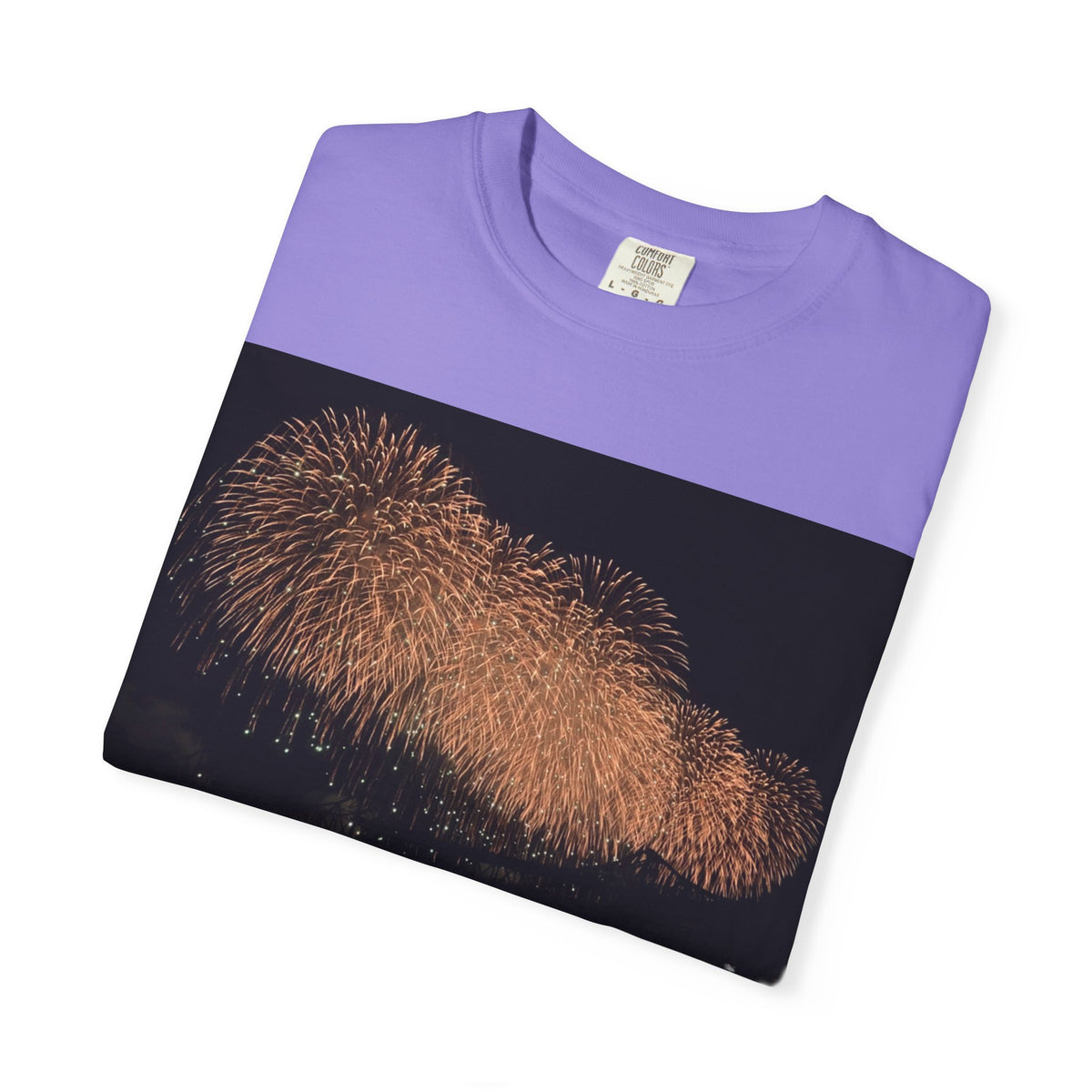 花火　ベスビアス　Tシャツ — 長岡　2026 夜空写真シャツ